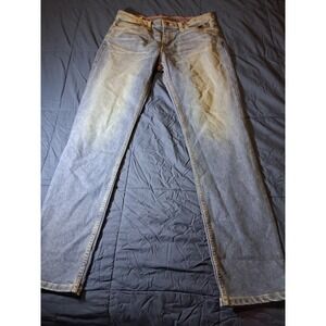 American Giant Mens Dakota Straight Jeans Medium Vintage Wash Stretch 34x34 NWOT